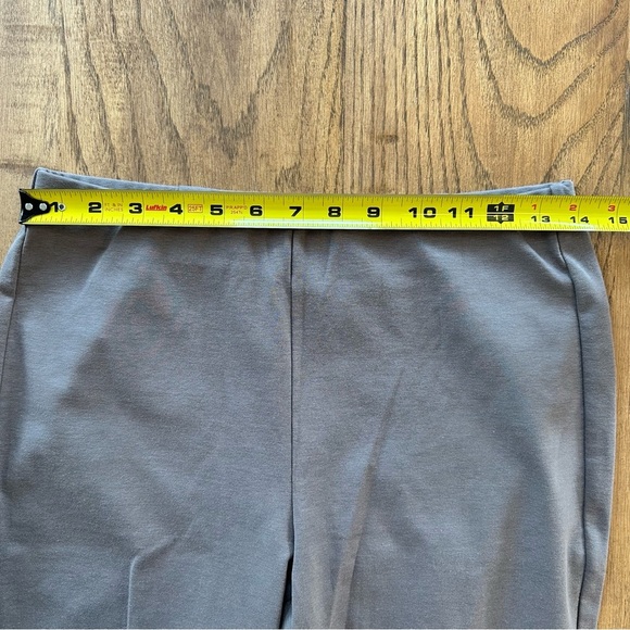 Eileen Fisher Cotton Blend Pull On Pants Size XS Brown Casual Comfy Elastic - Picture 5 of 9